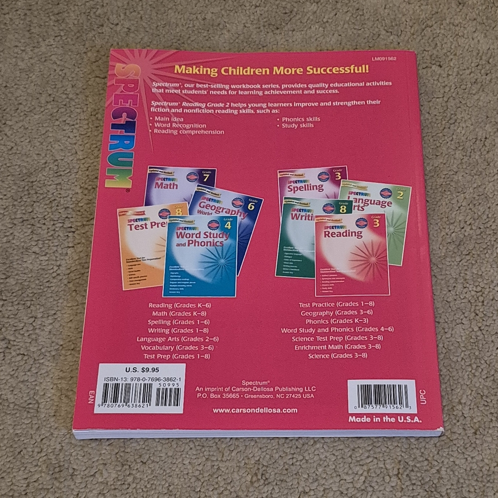 Bundle Spectrum Reading and Math Workbooks - Picture 3 of 7